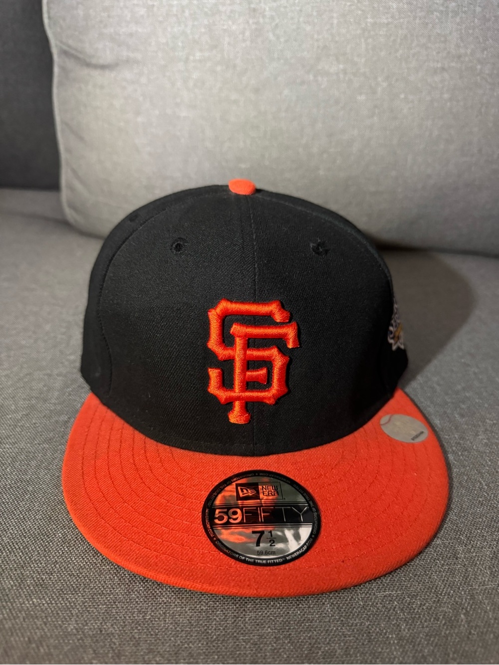 New Era San Francisco Giants Black & Orange Fitted Cap 2010 World Series